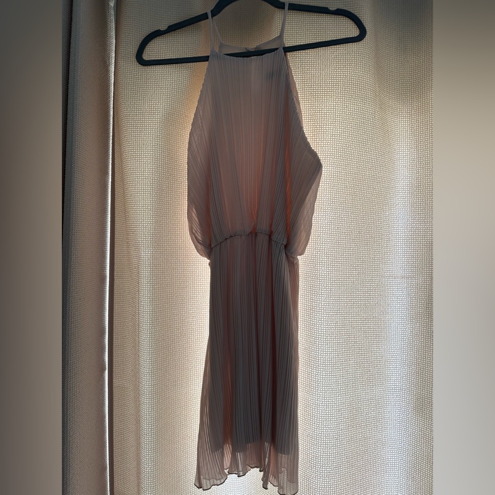 Light pink mini dress